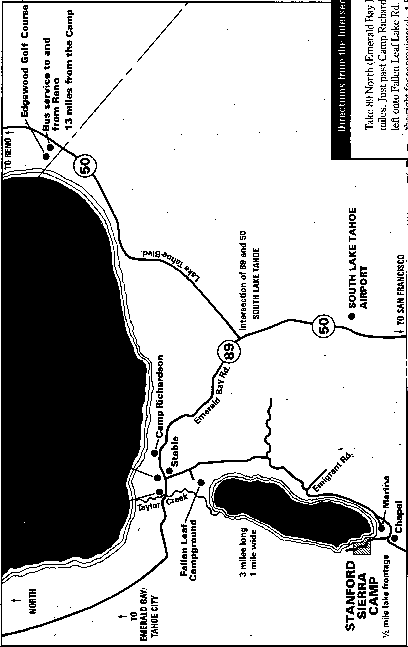 Sierra Camp Map